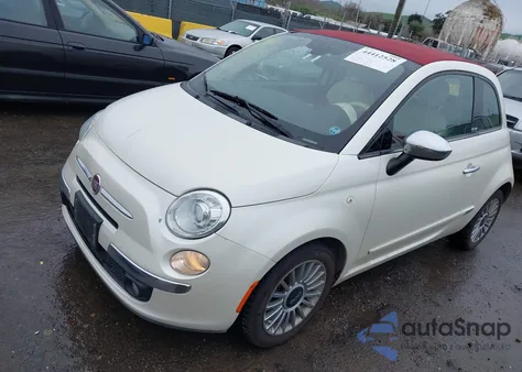 2012 Fiat 500C Lounge z USA, uszkodzony, nr VIN 3C3CFFER8CT330504